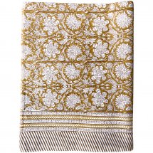 Cotton table cloth Lion Yellow