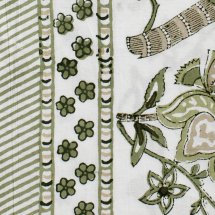 Table Cloth Floral Olive