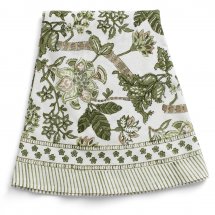 Table Cloth Floral Olive