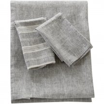 Linen napkins Catalina Graphite Grey