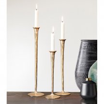Set med 3 candle holders Gallery Gold