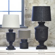 Lamp base Monterey Antique Black  - 3 sizes