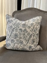 Kuddfodral linne Parrot Blue