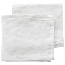 Linen napkins Riviera White