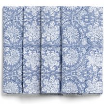 Cotton napkins in blue Corn flower