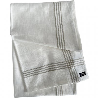 Tablecloth Classic Stripe Sand Beige 150x270 cm