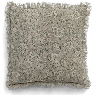 Linen cushion cover Pomegranate Grey