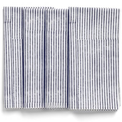 Napkins Navy Blue  Stripe