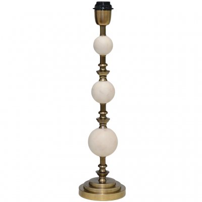 Verona lampa i marmor och antik mässing från Hallbergs. Köp online från Longcoast Living.